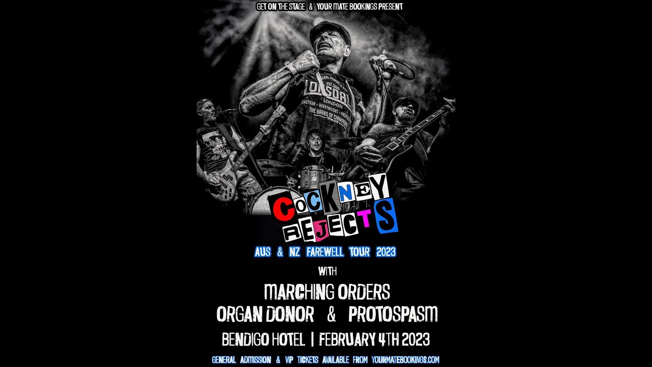 Vídeo del concierto de Cockney Rejects en Bendigo Hotel, Melbourne (Australia), el pasado 4 de febrero de 2023