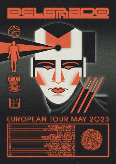 Gira europea de Belgrado en 2023