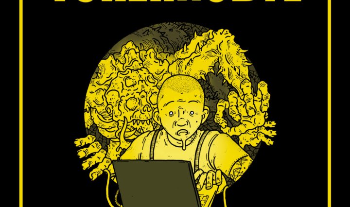 Portada del 7" 'Face au mur' de Tchernobyl (2023)