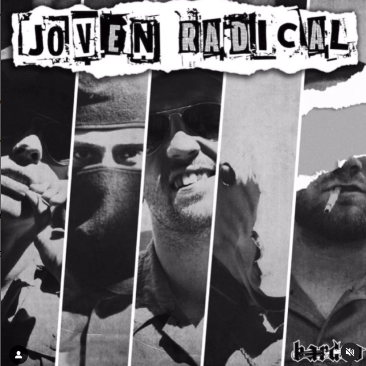 Portada del disco 'Joven Radical' de Bardeo (2023)
