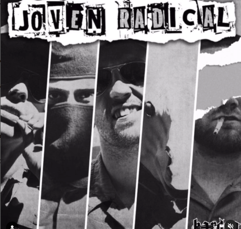Portada del disco 'Joven Radical' de Bardeo (2023)