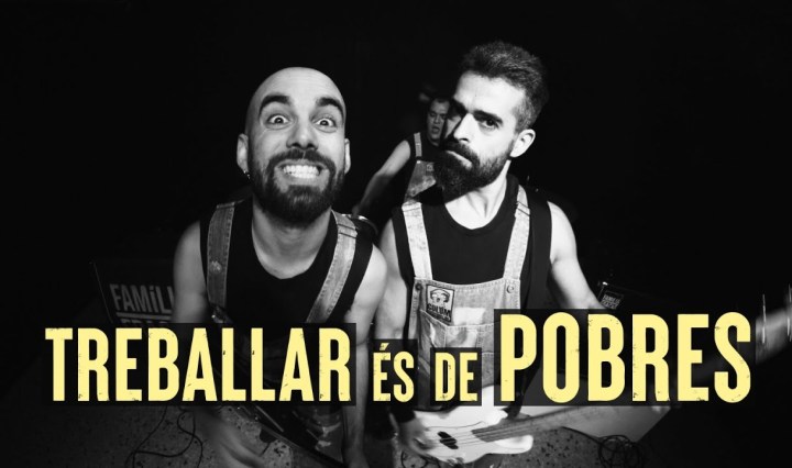 Vídeo de la canción "Treballa es de pobres" de Família Fracàs (2023)