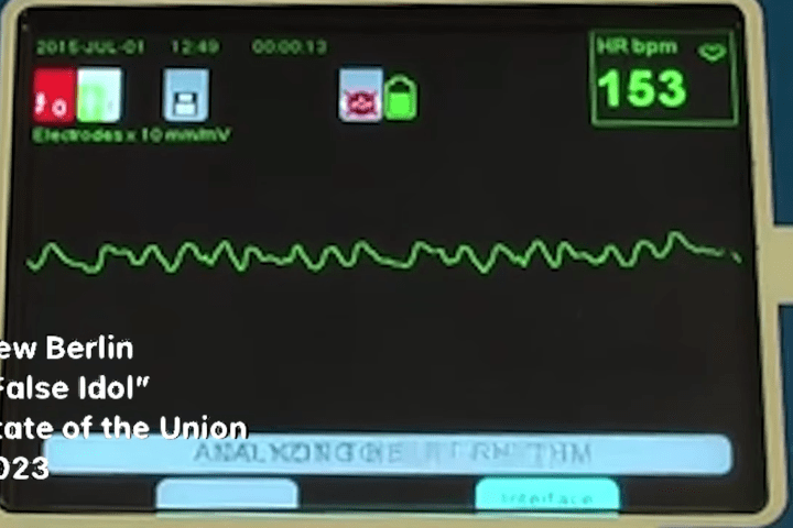 Vídeo de la canción "False Idol" de New Berlin, incluida en su disco 'State of the Union' (2023)