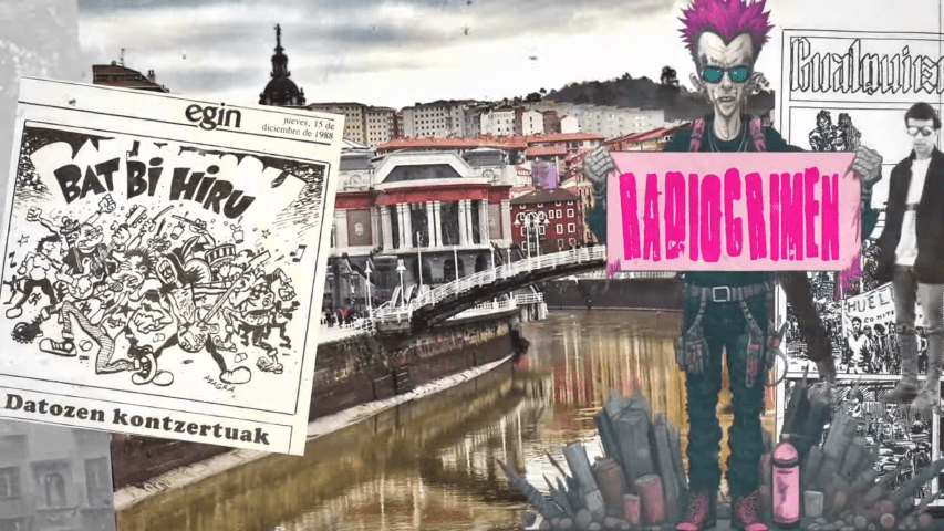 Vídeo de "Dios ha muerto" de Radiocrimen, canción incluida en su disco 'Franki' (2023)