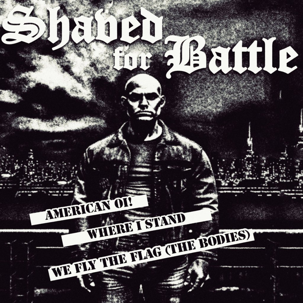 Portada del EP 'American Oi!' de Shaved For Battle (2023)