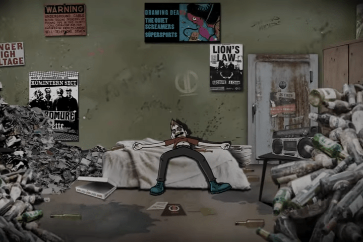 Vídeo de la canción "Pas de limites" de Komintern Sect (2023), de su disco 'Des Jours Plus Durs Que D'autres' (2021)