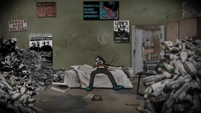 Vídeo de la canción "Pas de limites" de Komintern Sect (2023), de su disco 'Des Jours Plus Durs Que D'autres' (2021)