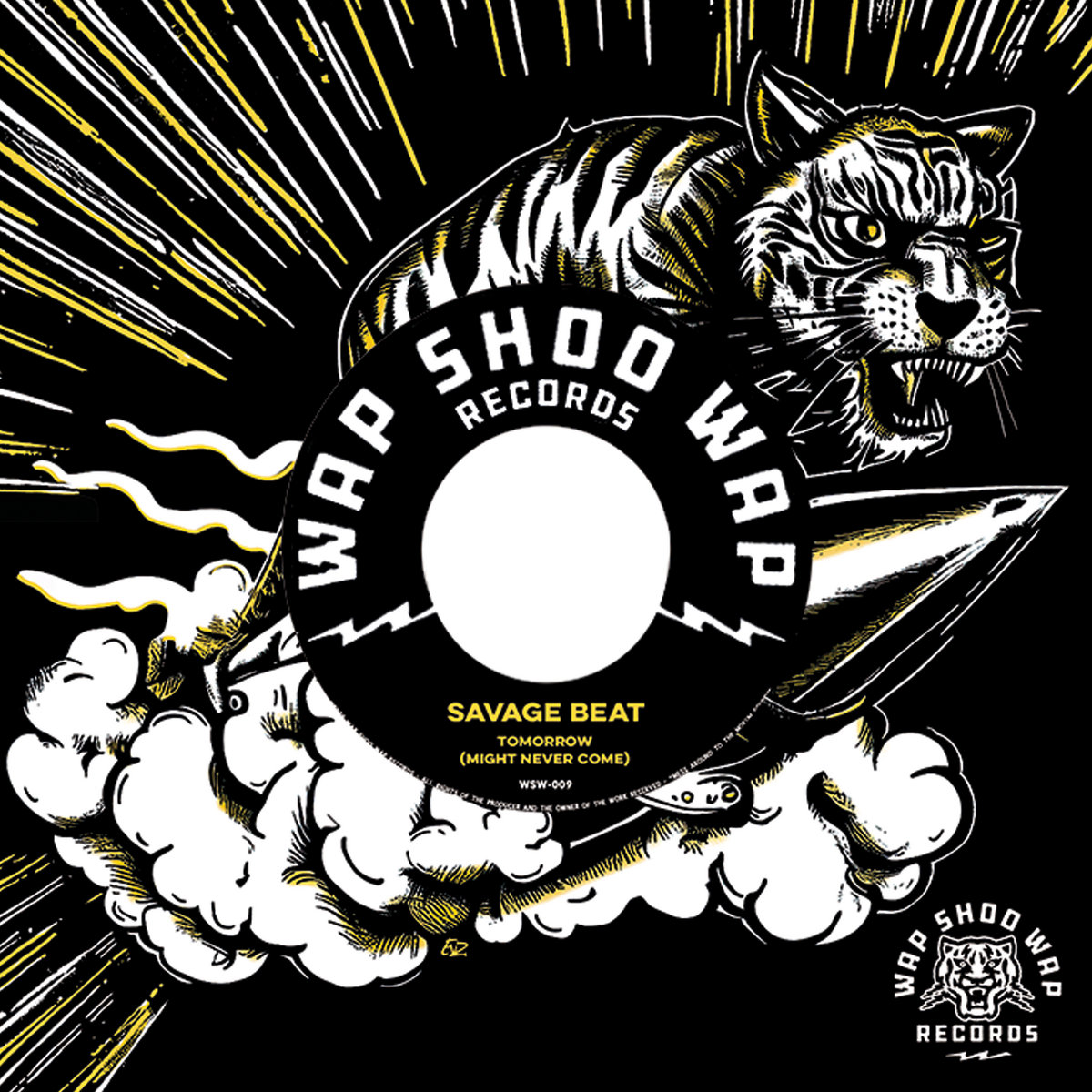 7" 'Tomorrow (Might Never Come) / Used To Be A Tiger' de Savage Beat (2023)