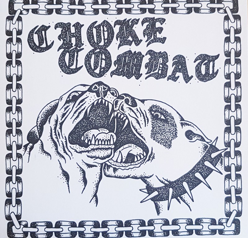 Portada del primer LP de Choke Combat (2023)