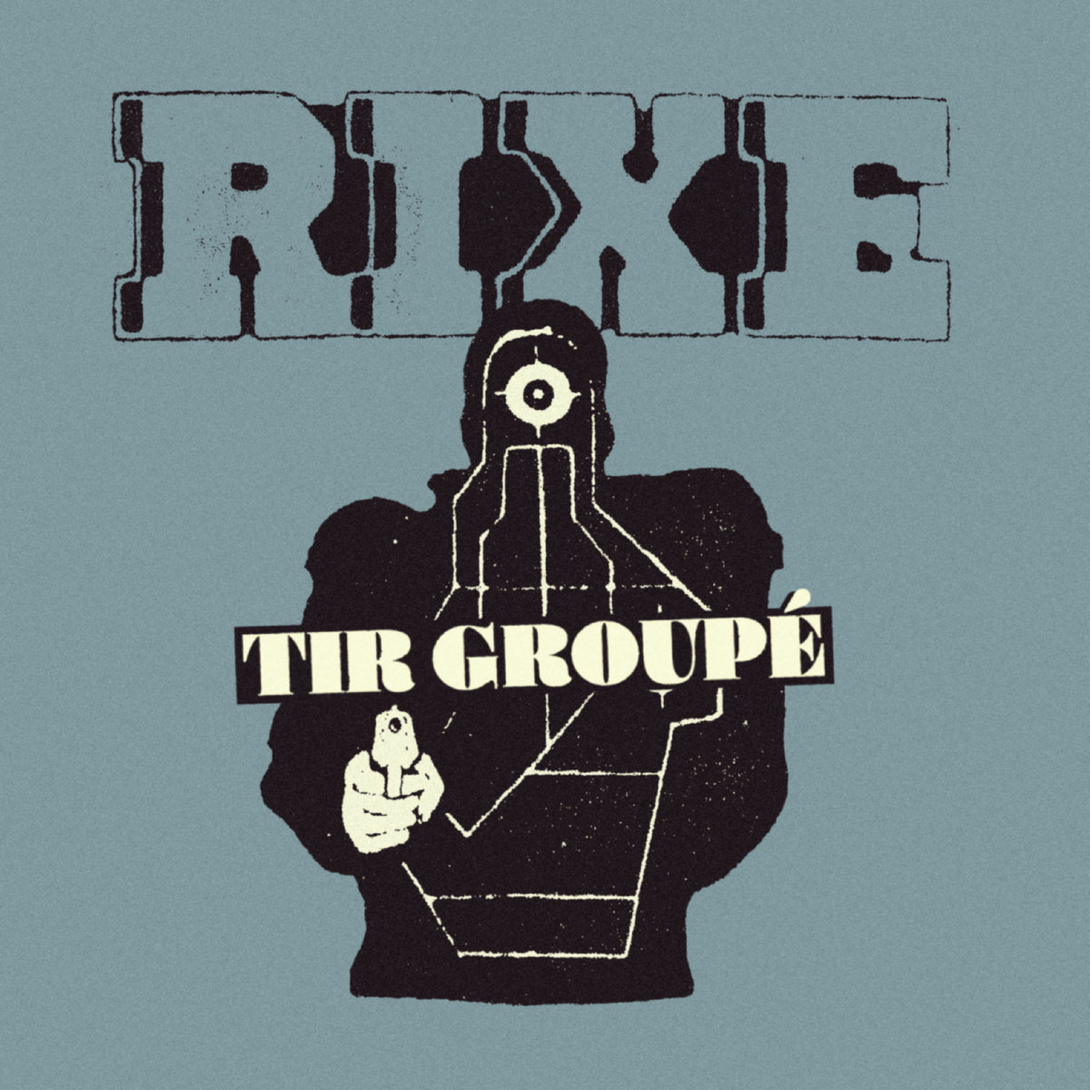 Portada del 7" 'Tir Grupè' de Rixe (La Vida Es un Mus, 2024)