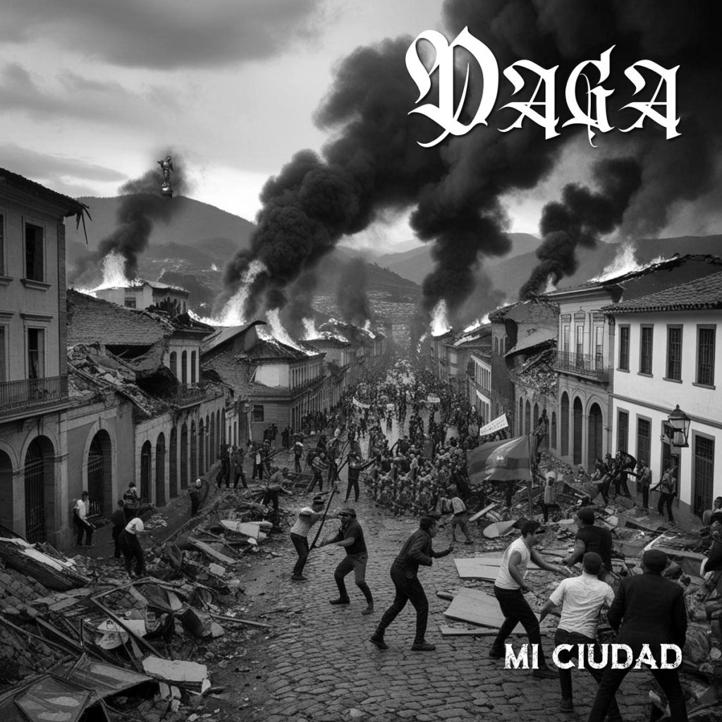 Portada del single digital 'Mi ciudad' de Daga (2024)