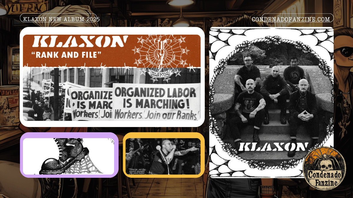 Klaxon: street punk & oi! band from Rhode Island releases new album in 2025