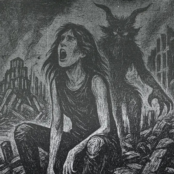 Ilustración creada para la noticia de la publicación de 'Crema-ho tot', disco de SÖT (2025)