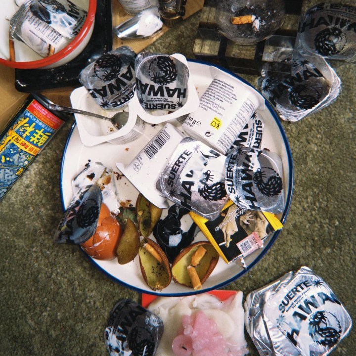 Portada en Bandcamp del single "Hawai" de Rata Negra