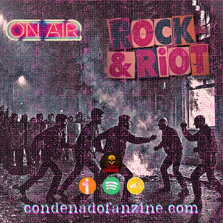 Portada del episodio #166 de Radio Condenado: Rock and Riot