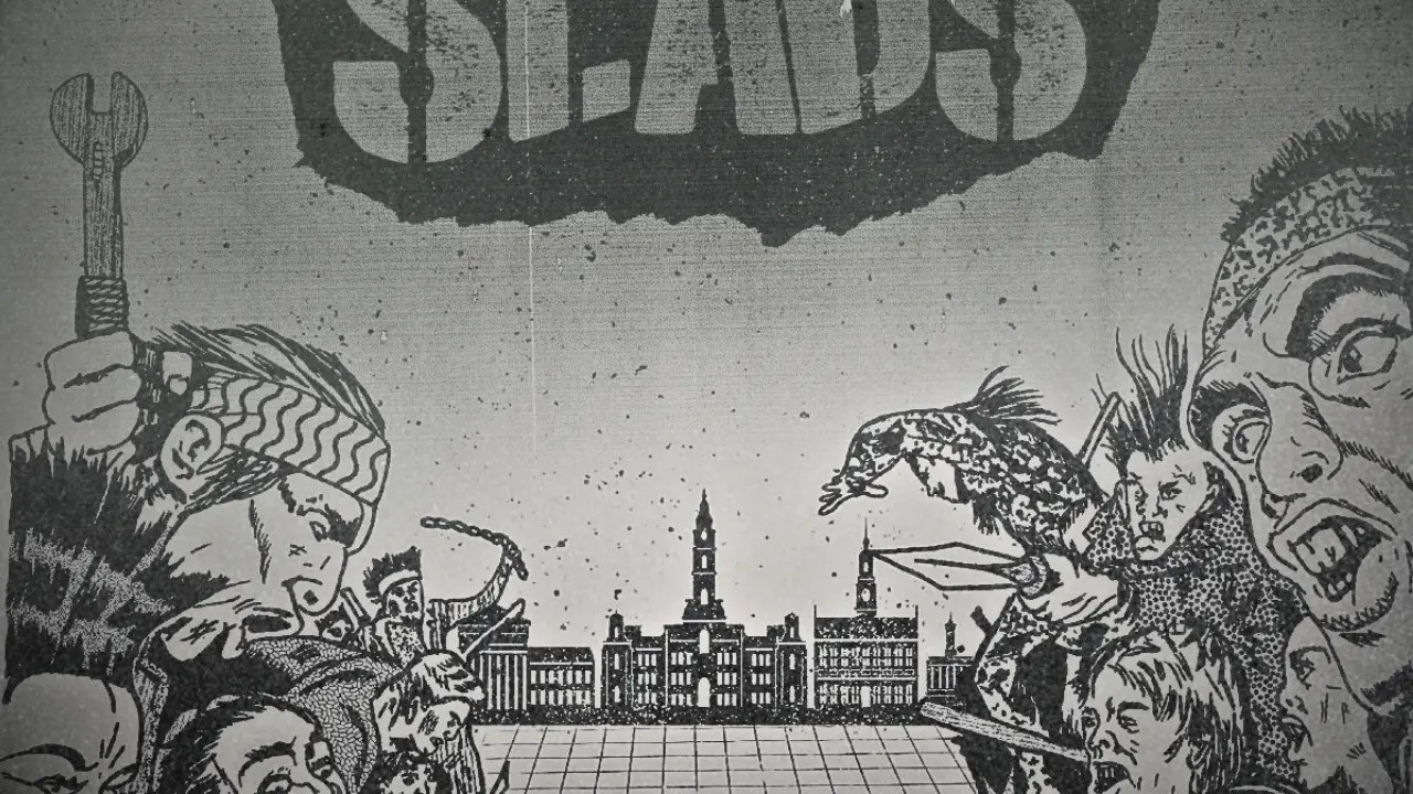 7" compartido entre SIKM y The Slads, editado por Mendeku Diskak en 2025